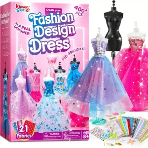 JOYFY 400+PCS Fashion Design Crafts for Kids Art and Crafts  Girls Aged 8-12 Birthday Gift
